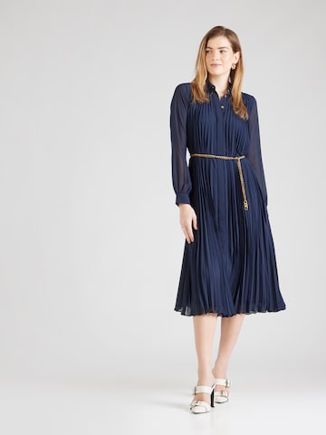 MICHAEL Michael Kors Платье-рубашка в Синий: спереди
