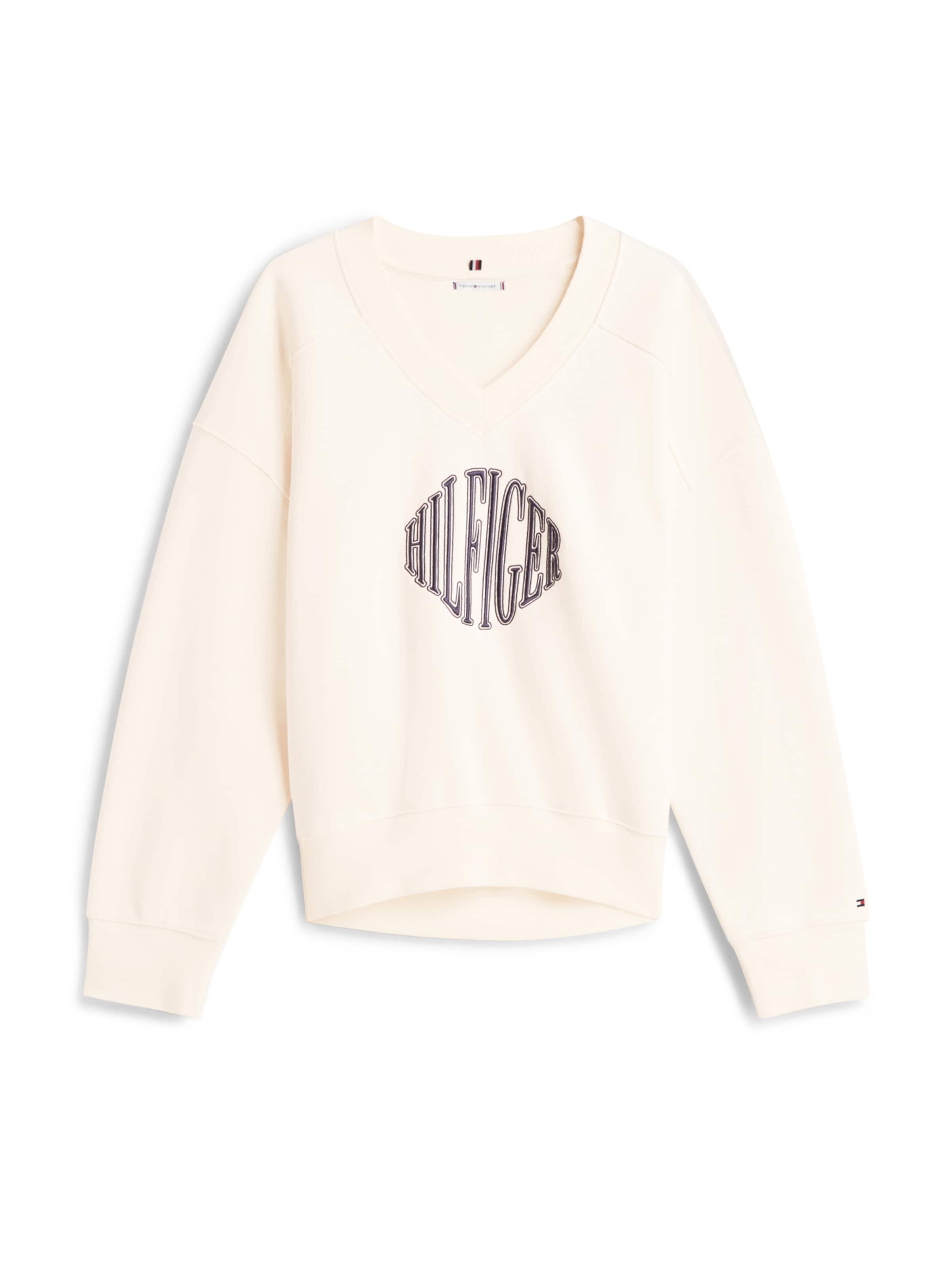 TOMMY HILFIGER Bluzka sportowa &#x27;VARSITY&#x27; w kolorze beżowy: przód