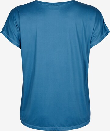 Active by Zizzi Shirt 'Abasic' in Blauw