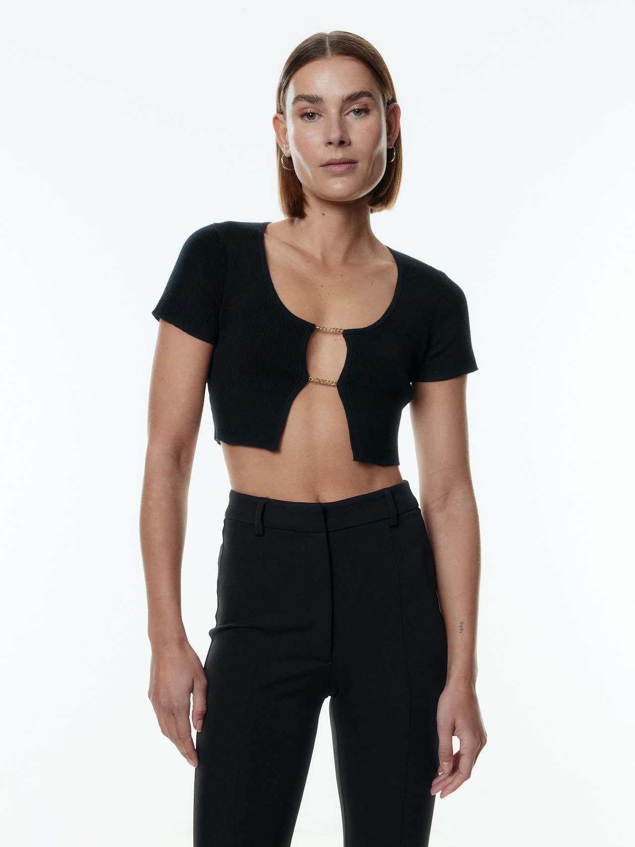 EDITED Produkte Strickjacke 'Maggie' schwarz