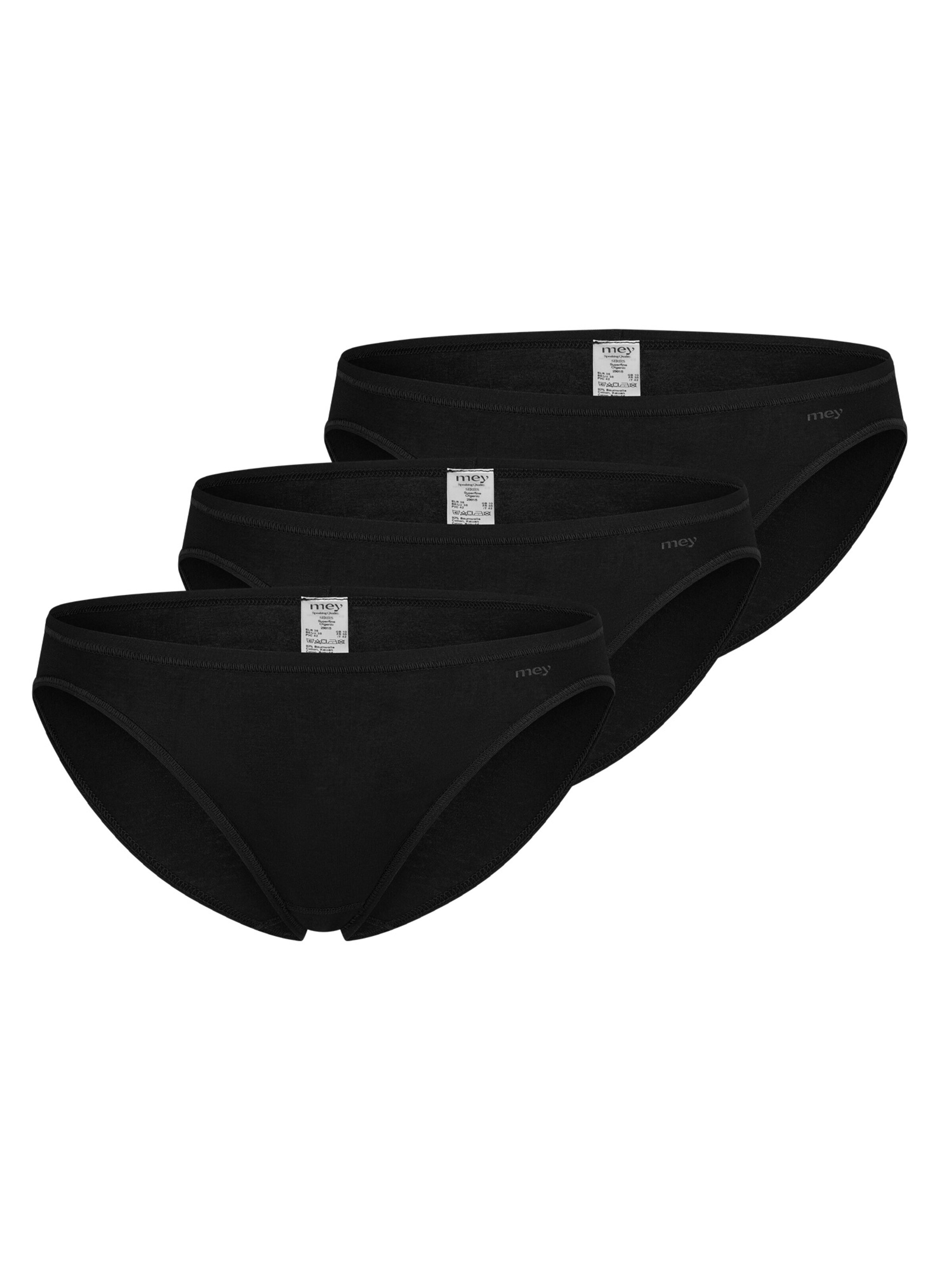 Mey Panty 'Superfine Cotton' in Black: front