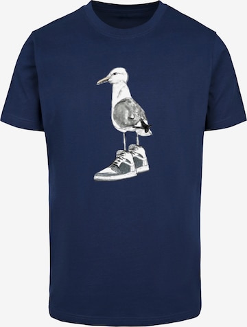 Mister Tee Shirt in Blue: front