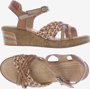 Laura Vita Sandalen 42 in Braun: predná strana