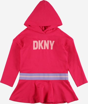 DKNY Рокля в розово: отпред