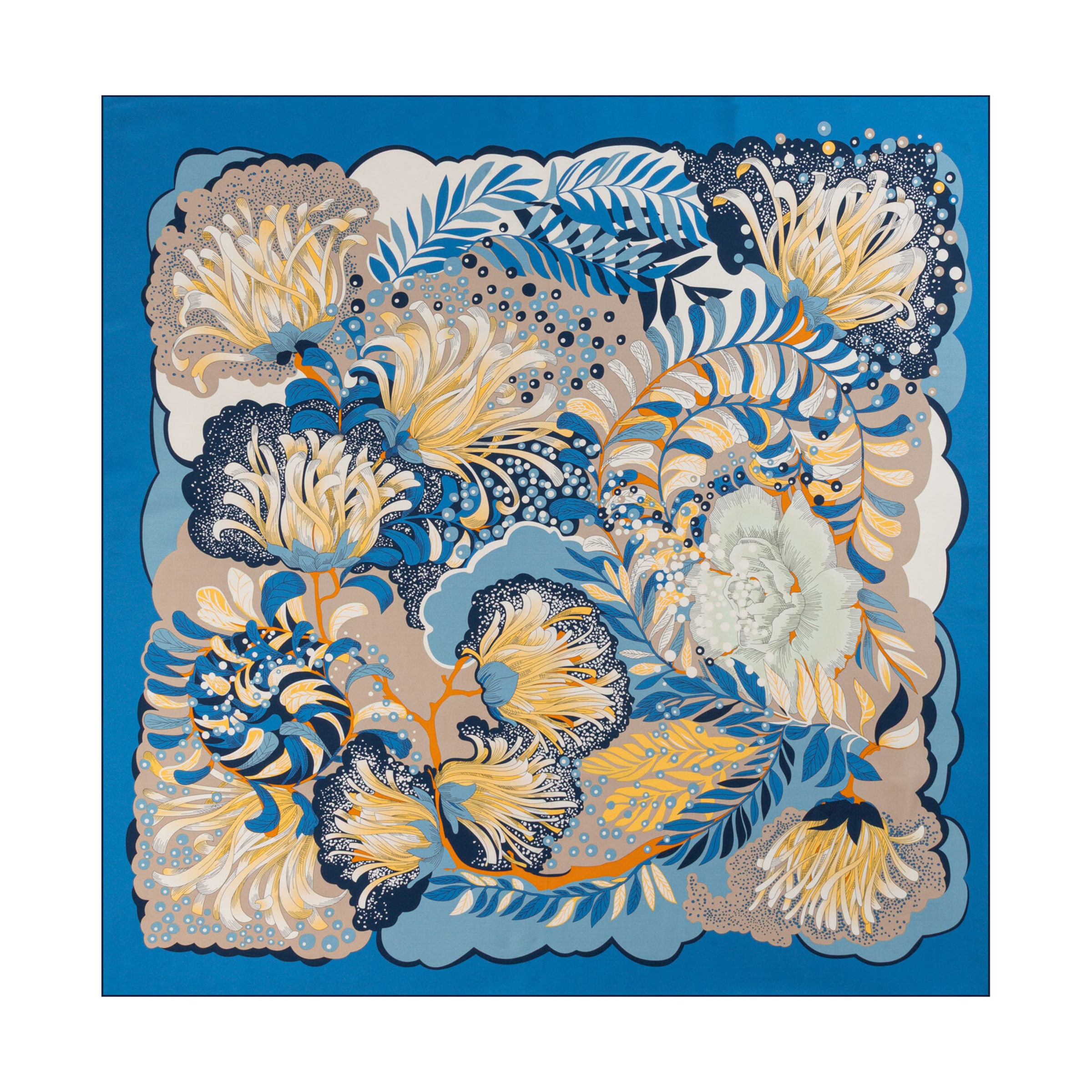 Foulard ' Dominique ' di Roeckl in blu
