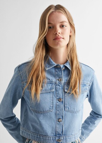 MANGO TEEN Übergangsjacke 'Sarah' in Blau