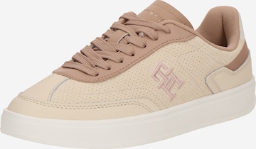 Sneaker bassa 'HERITAGE' di TOMMY HILFIGER in beige: frontale