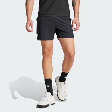 ADIDAS PERFORMANCE Regular Workout Pants 'Ergo' in Black: front