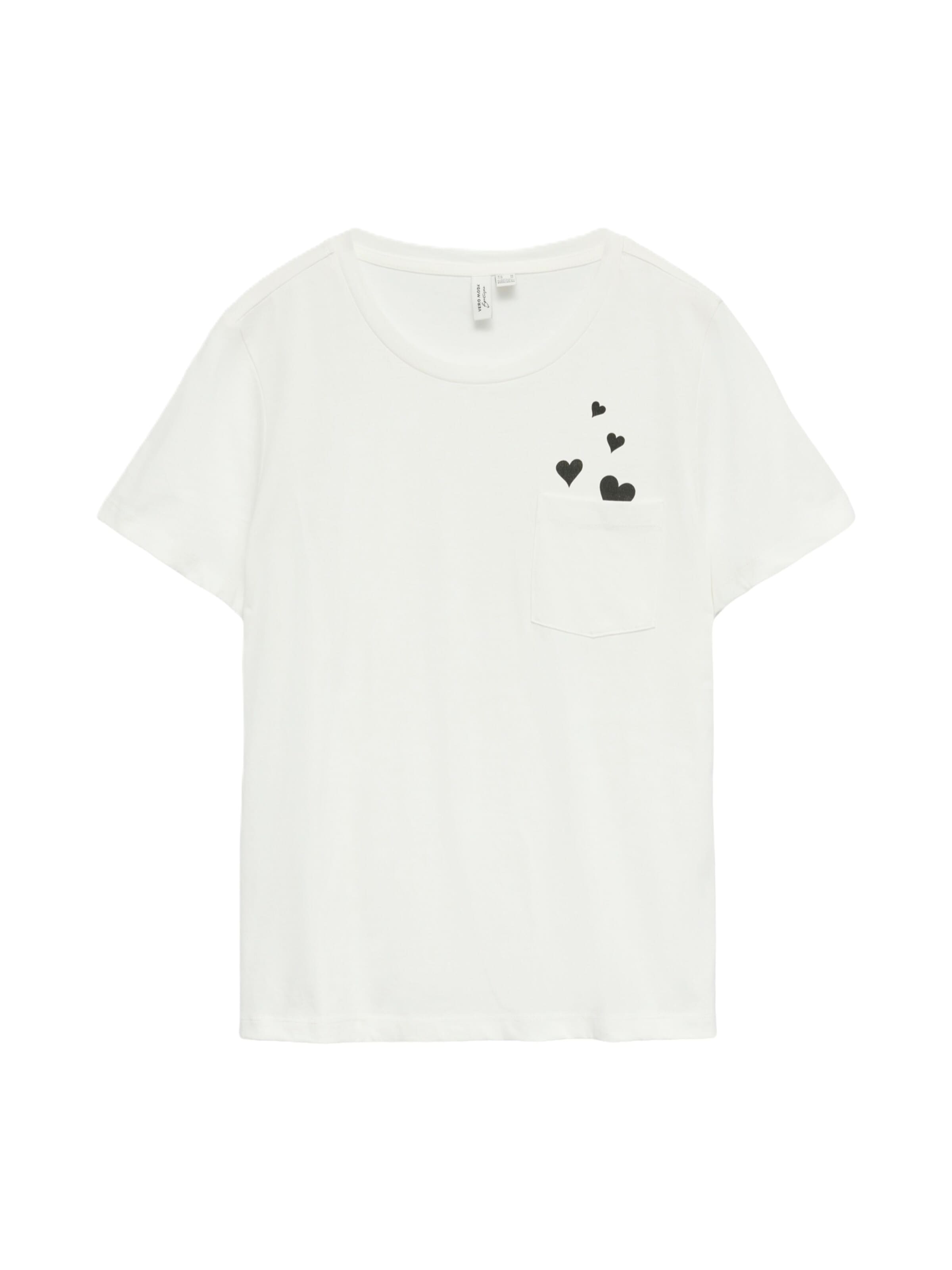 VERO MODA T-Shirt 'VMKARMA' in Weiß: Vorderseite