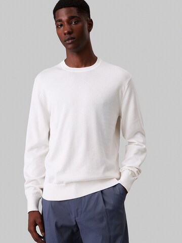 Calvin Klein Trui in Wit: voorkant