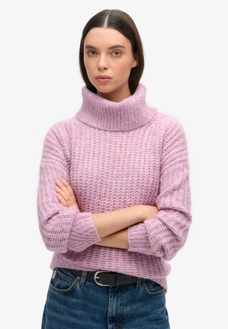 Pull-over Superdry en rose : devant