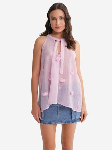 MixRay - Top em rosa