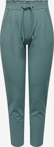 JDY Pleat-Front Pants 'Catia' in Green: front