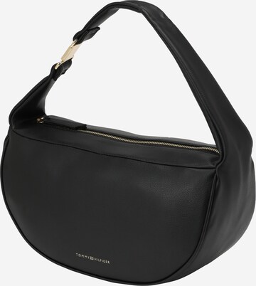 TOMMY HILFIGER - Bolso de hombro en negro: frente