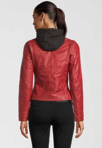 H.I.S Lederjacke in Rot