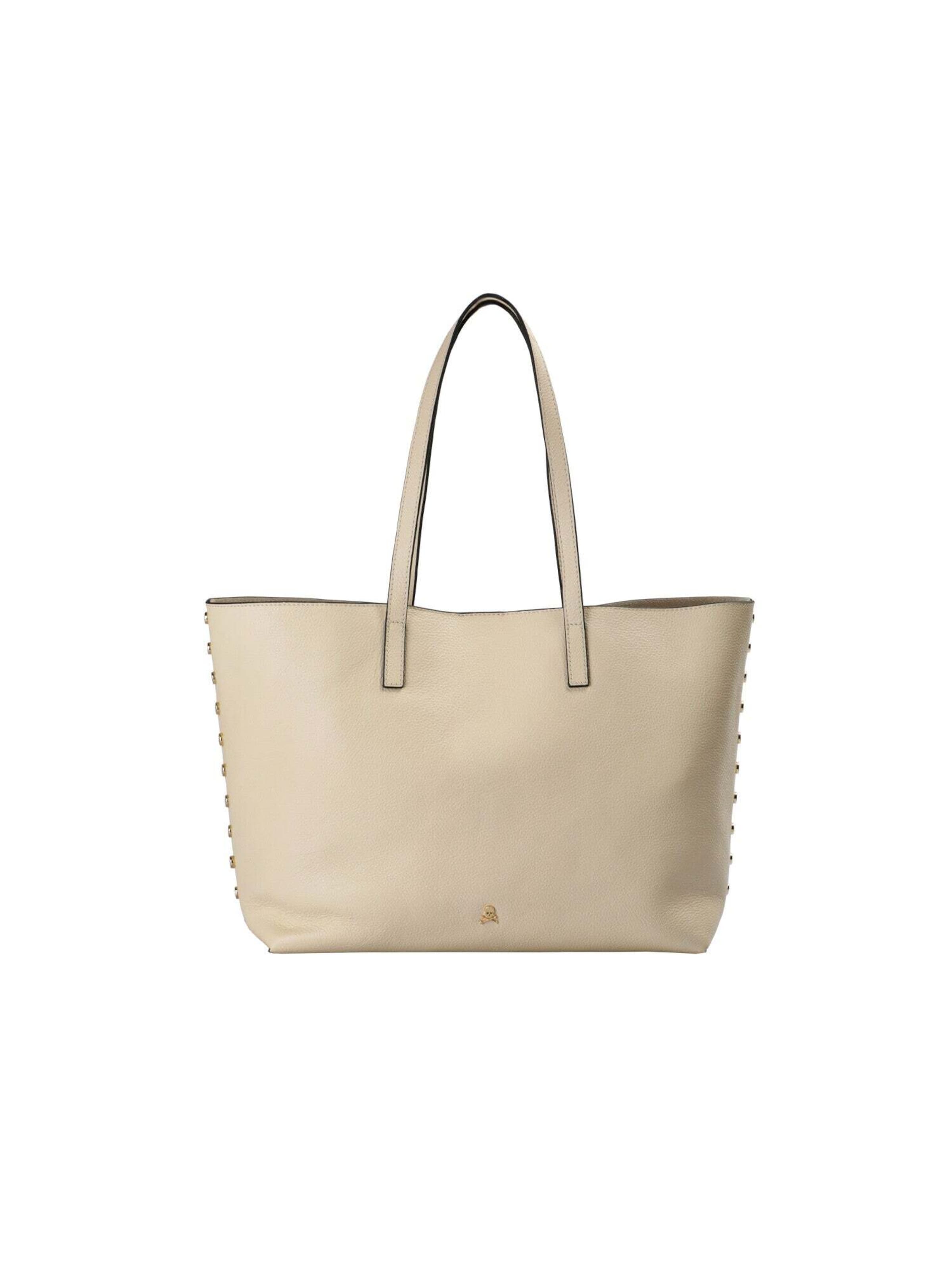 Scalpers Nákupní taška 'Laura' – béžová: přední strana