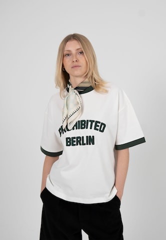 Maglietta di Prohibited in bianco