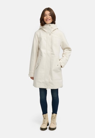 Ragwear Raincoat 'Jannisa' in White: front