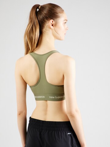 Bustino Reggiseno sportivo di new balance in verde