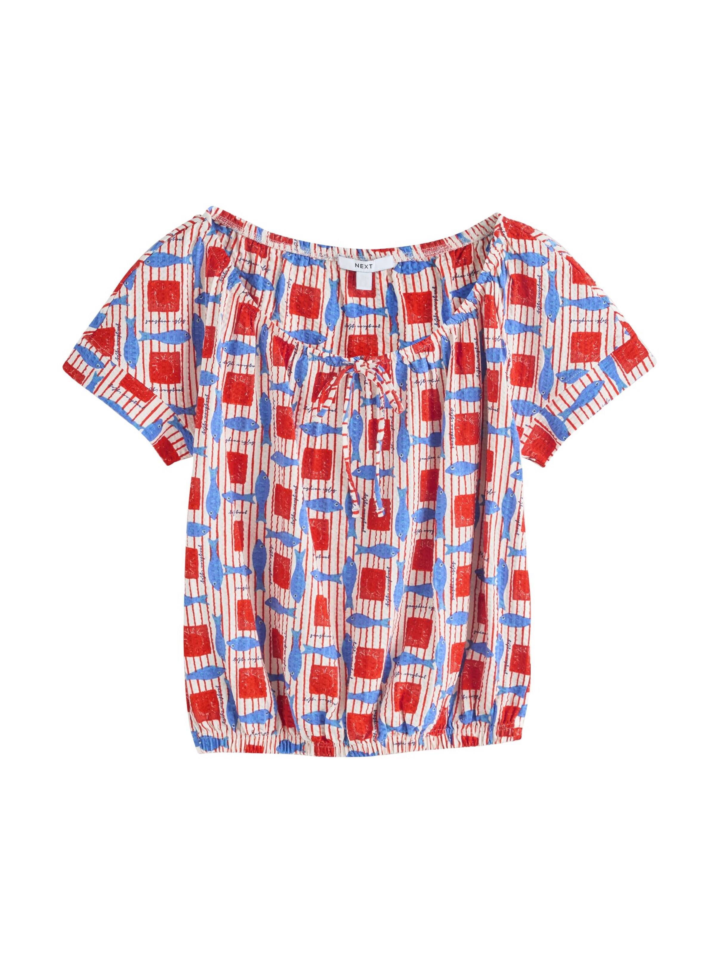 Next T-Shirt in Rot: Vorderseite