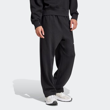 ADIDAS SPORTSWEAR Loosefit Παντελόνι φόρμας σε μαύρο