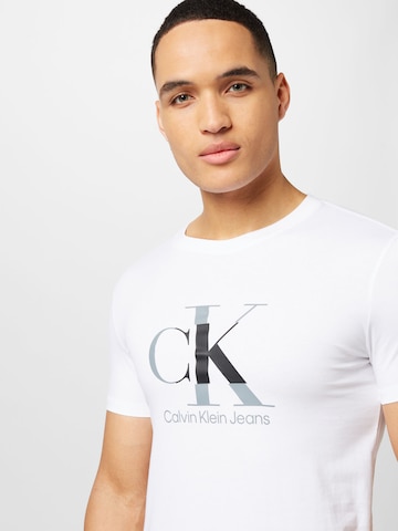 Calvin Klein Jeans - Camiseta en blanco