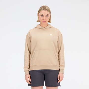 new balance Sportief sweatshirt 'Sport Essentials Premium' in Beige: voorkant