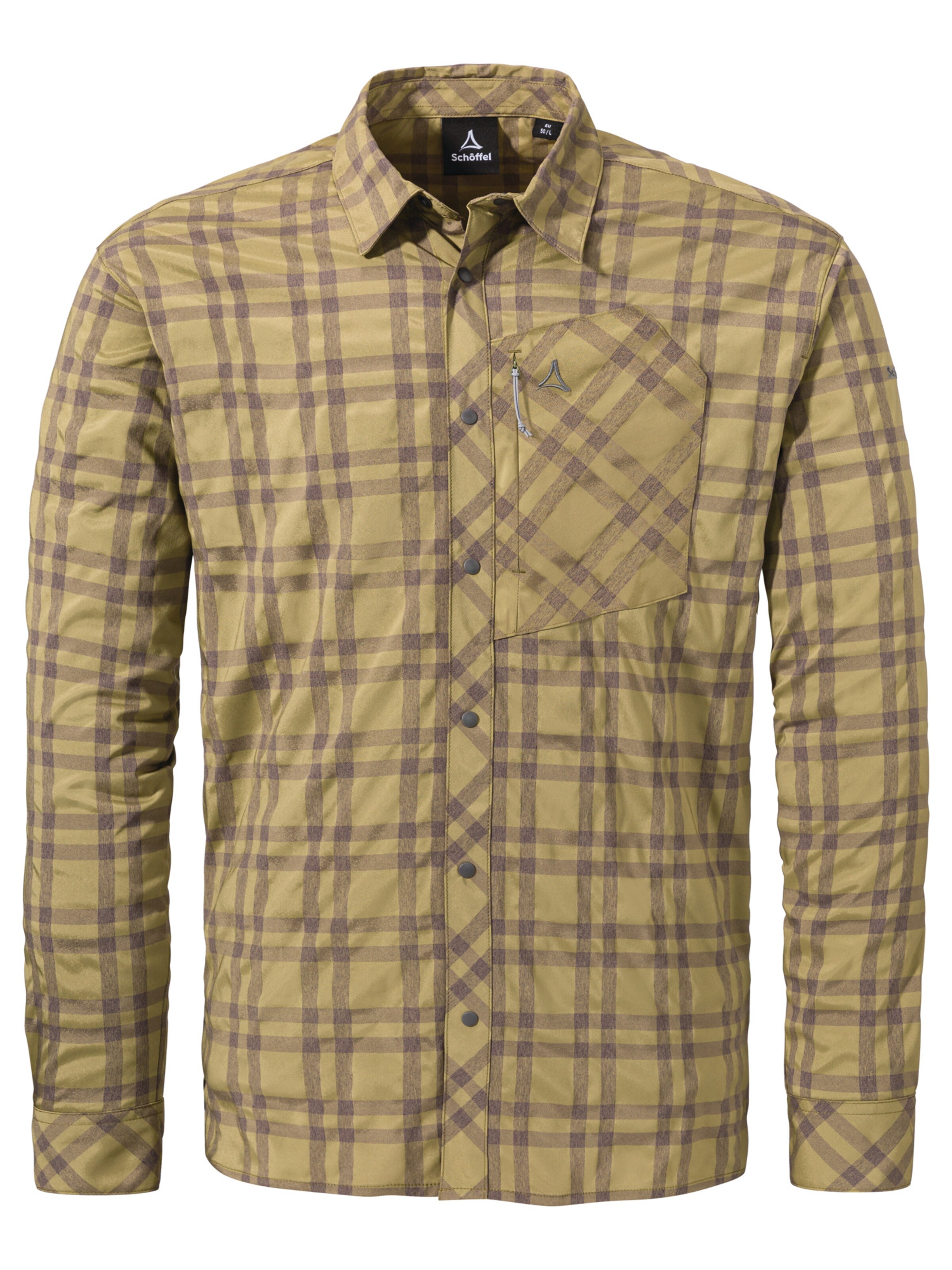 Coupe regular Chemise fonctionnelle ' Hiking Shirt Style Dynkur MNS ' Schöffel en vert : devant