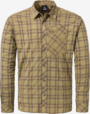 Coupe regular Chemise fonctionnelle ' Hiking Shirt Style Dynkur MNS ' Schöffel en vert : devant