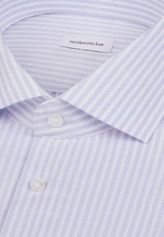 Coupe regular Chemise SEIDENSTICKER en bleu