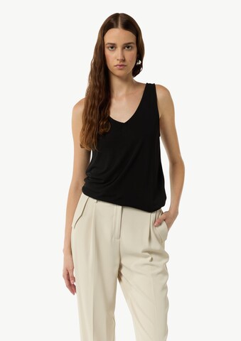 COMMA Top in Black: front