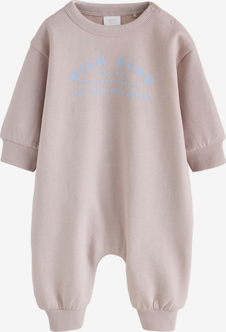 Next - Pijama entero/body en marrón: frente