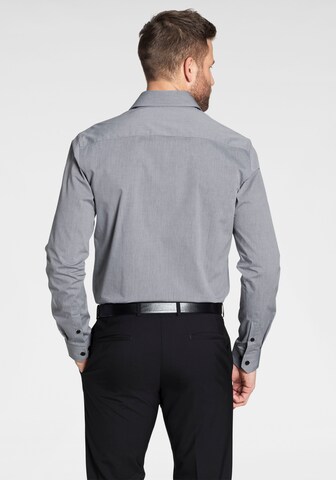 BRUNO BANANI Slim fit Business Shirt in Grey