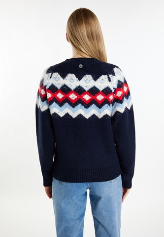 DreiMaster Maritim Knit cardigan in Blue