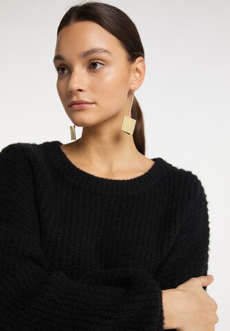 Pullover extra large di RISA in nero