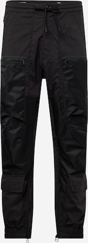 G-Star RAW - Tapered Pantalón cargo '3D PM' en negro: frente