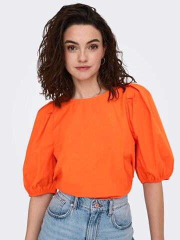 ONLY - Blusa 'Clara' em laranja: frente