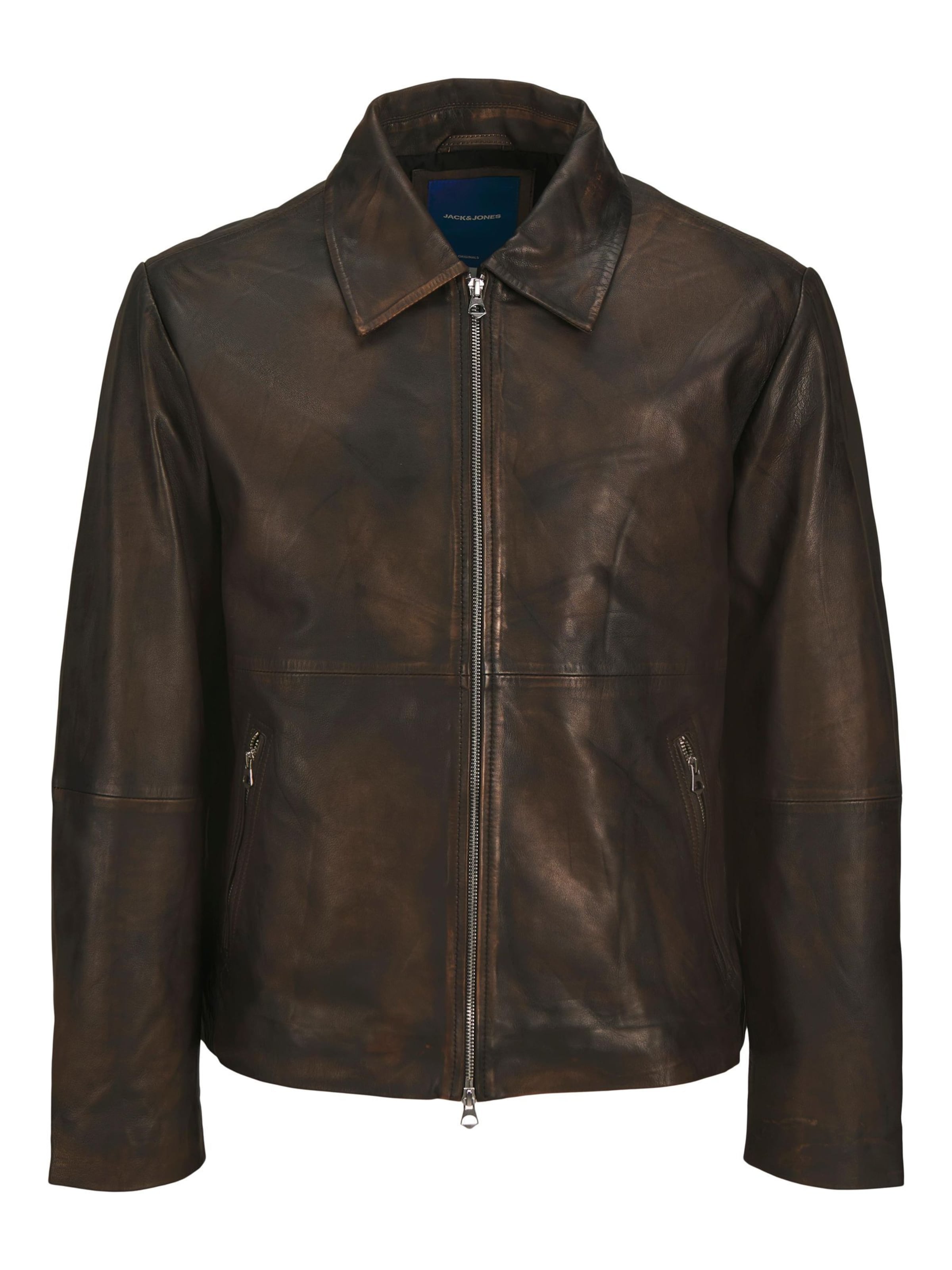 JACK & JONES Tussenjas in Bruin: voorkant
