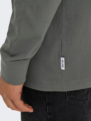 Only & Sons Футболка 'ONSFRED' в Серый