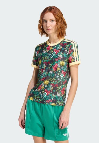 ADIDAS ORIGINALS Shirt 'Adidas Originals x Liberty London' in Zwart
