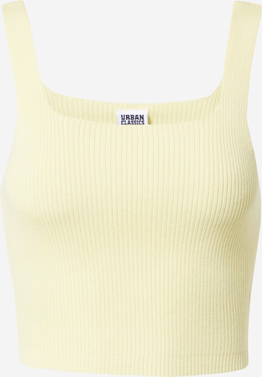 Urban Classics Tops en tricot en jaune clair, Vue avec produit
