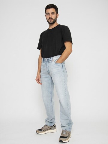 Baggy Jeans '555 Relaxed Straight Baby Blu Essential' di LEVI'S ® in blu