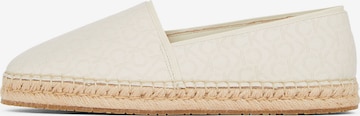 Espadrillas di Calvin Klein in bianco: frontale