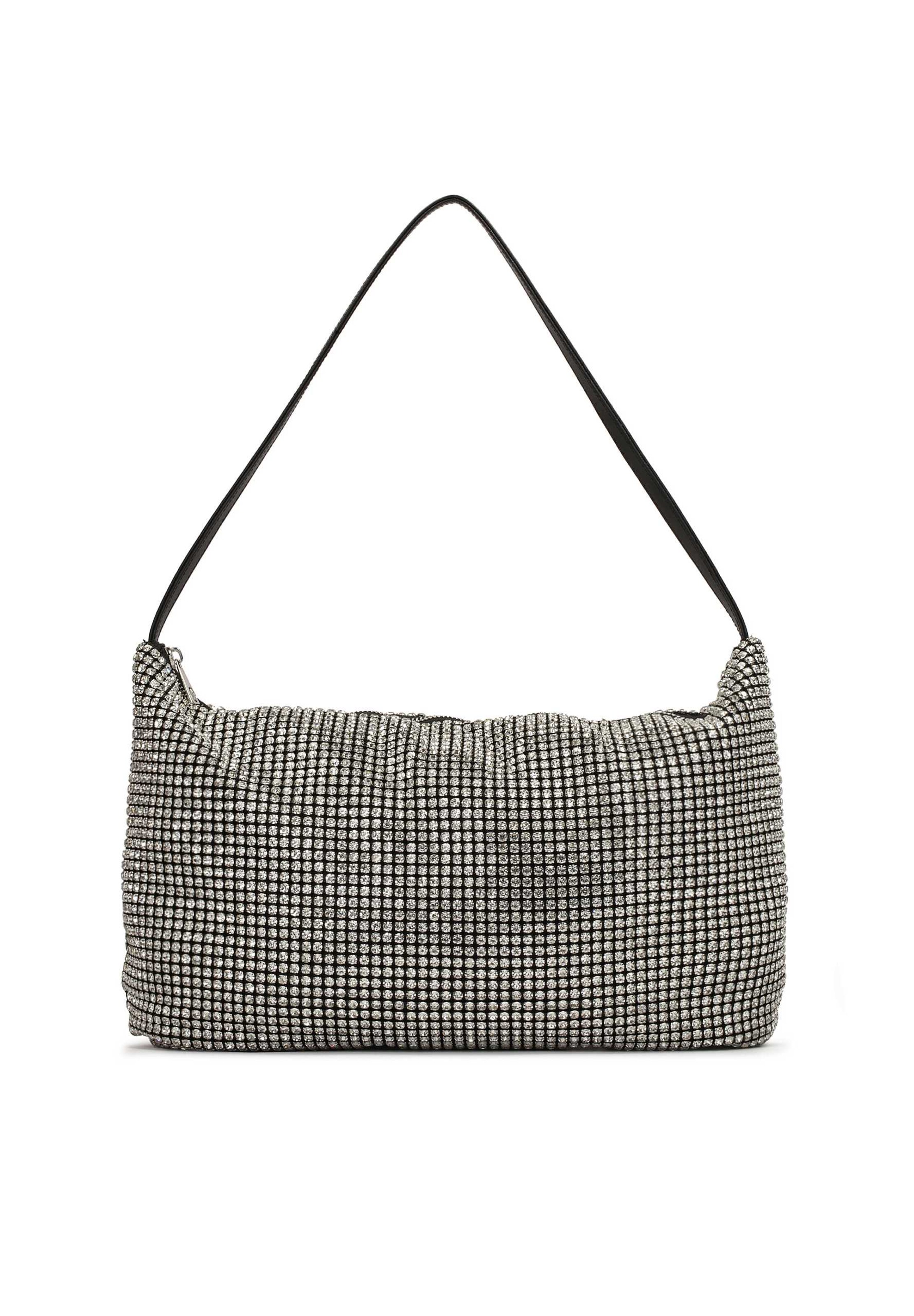 Sac bandoulière Kazar en noir : devant