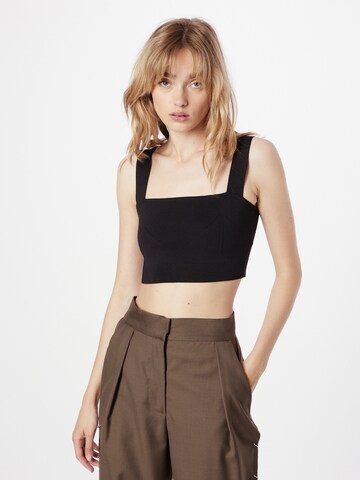 Calvin Klein Top in Schwarz: Vorderseite