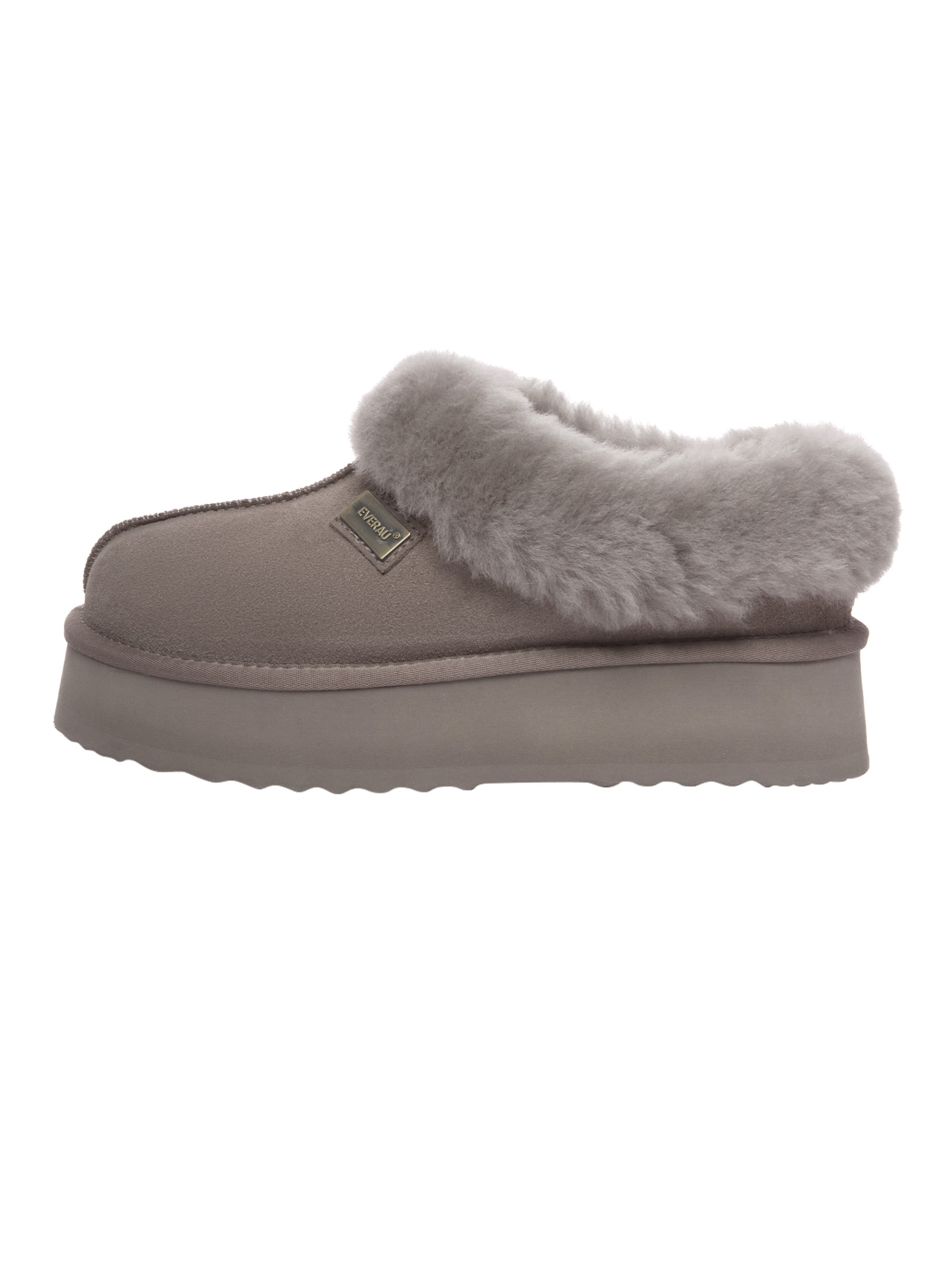 Everau Παντόφλα 'Topknot' σε γκρι: μπροστά