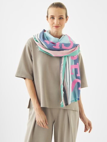 Écharpe CODELLO en bleu : devant