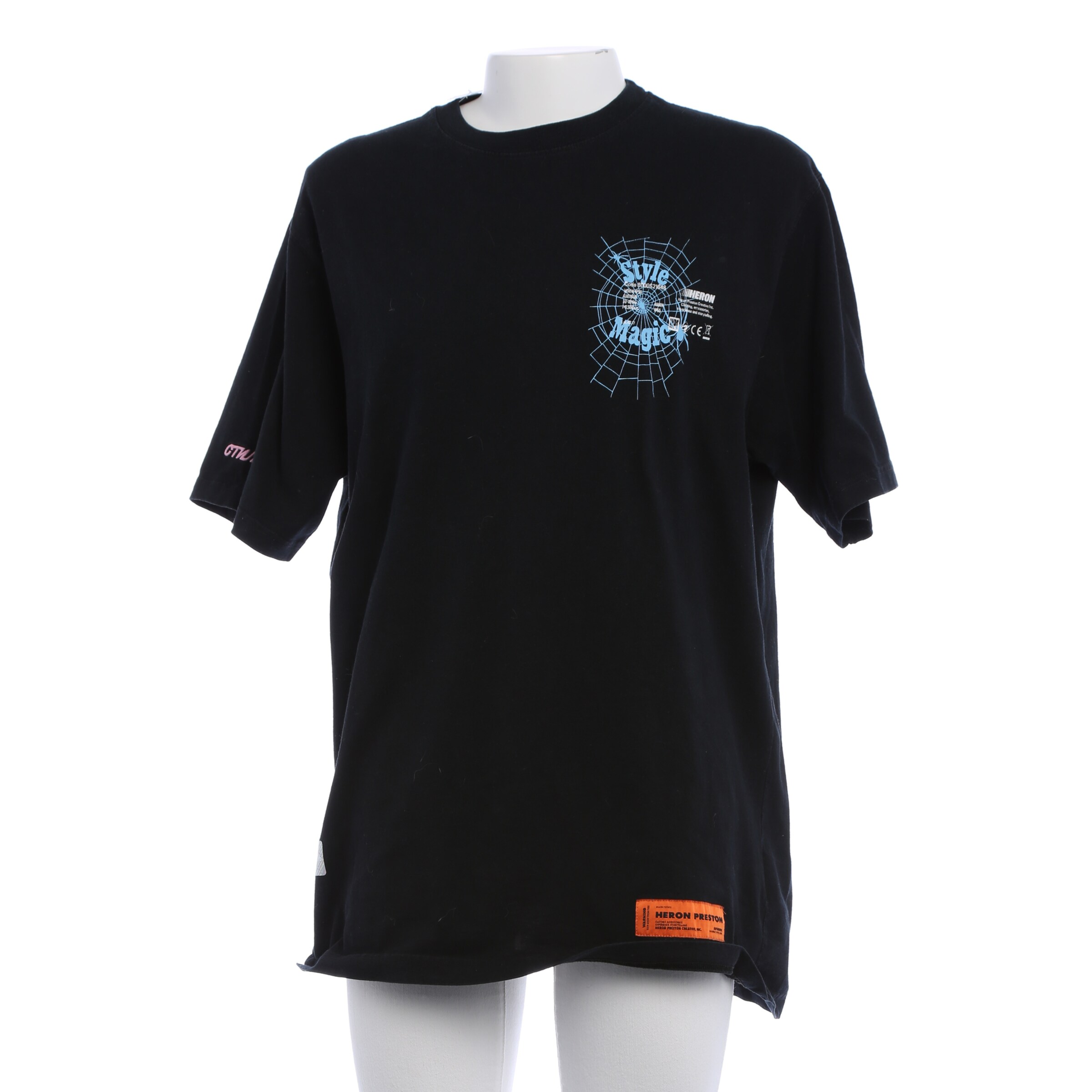 Heron Preston T-Shirt M in Schwarz: Vorderseite