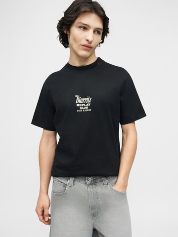 REPLAY Shirt in Black