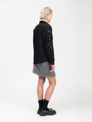 Influencer Bluse in Schwarz